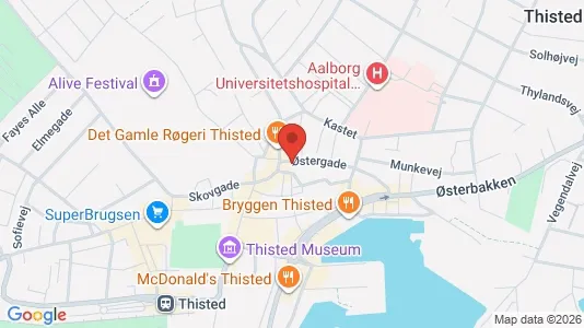 Lokaler til leie i Thisted – Bilde fra Google Street View