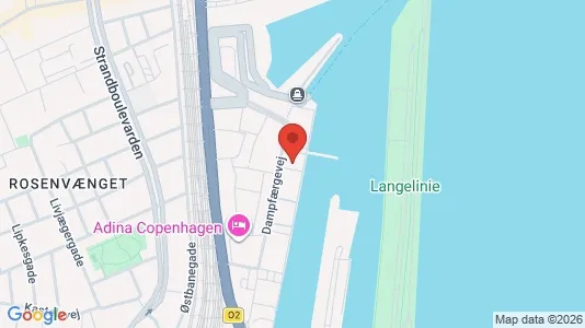 Commercial properties for rent i Østerbro - kort over placeringen