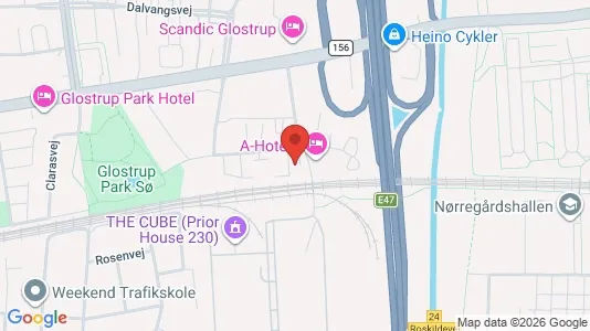 Commercial properties for rent i Brøndby - kort over placeringen