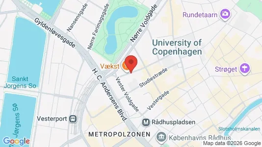 Lokaler til leie i København K - kort over placeringen