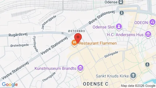 Gewerbeflächen zur Miete i Odense C – Foto von Google Street View