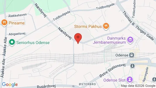 Commercial properties for rent i Odense C - Photo from Google Street View