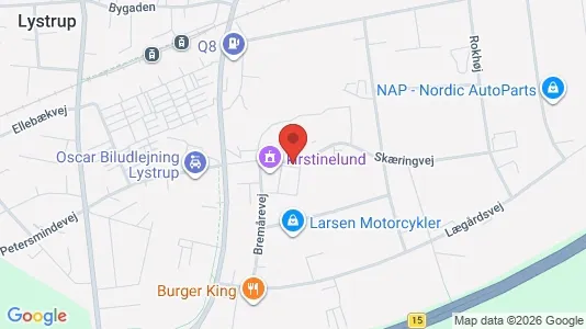 Gewerbeflächen zur Miete i Lystrup – Foto von Google Street View