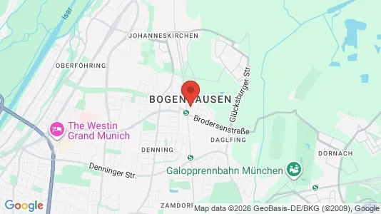 Kontorer til leie i München Bogenhausen – Bilde fra Google Street View