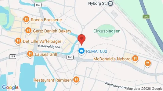 Praxen zur Miete i Nyborg – Foto von Google Street View
