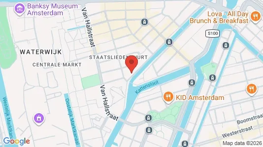 Office spaces for rent i Amsterdam Westerpark - kort over placeringen