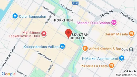 Kantorruimte te huur i Oulu - Foto uit Google Street View