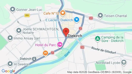 Office spaces for rent i Diekirch - Photo from Google Street View