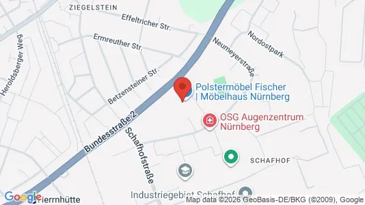Kontorlokaler til leje i Nuremberg - Foto fra Google Street View