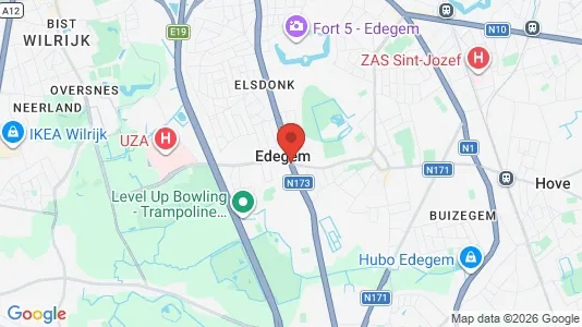 Büros zur Miete i Edegem – Foto von Google Street View