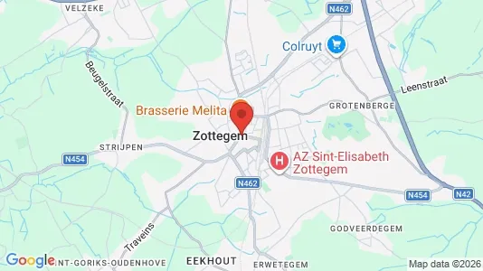 Ladenlokale zur Miete i Zottegem – Foto von Google Street View