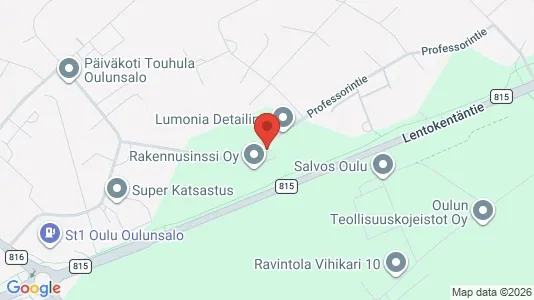 Commercial properties for rent i Kempele - kort over placeringen