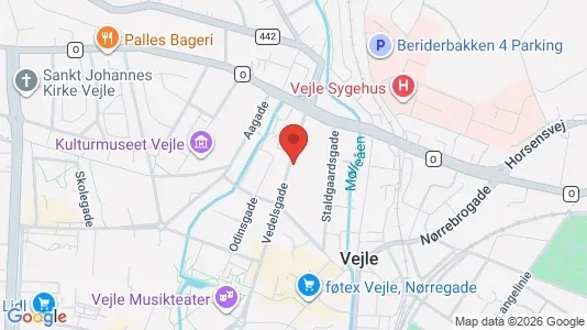 Lokaler til salg i Vejle Centrum - Foto fra Google Street View