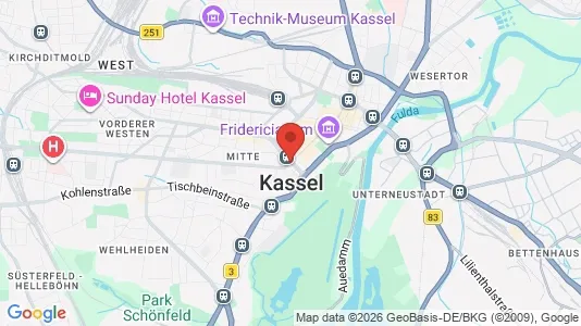 Værkstedslokaler til leje i Kassel - Foto fra Google Street View