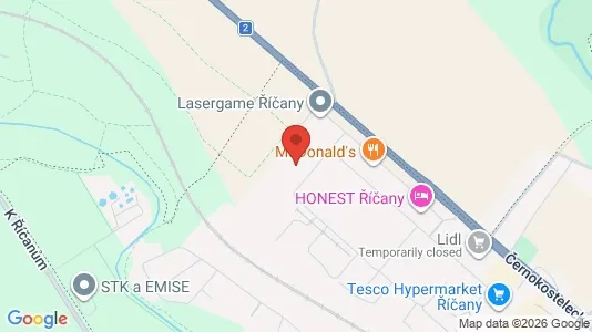 Lager zur Miete i Praha-východ – Foto von Google Street View