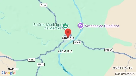 Ladenlokale zur Miete i Mértola – Foto von Google Street View
