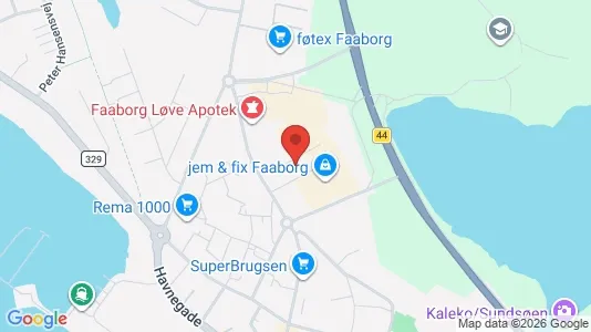Lager til leie i Faaborg – Bilde fra Google Street View