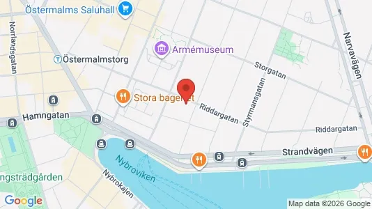 Kontorlokaler til leje i Östermalm - Foto fra Google Street View