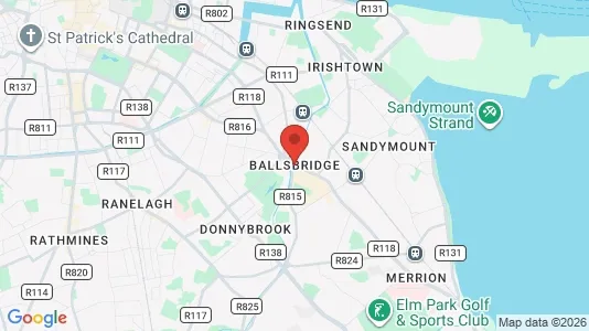 Toimistotilat Vuokrattavana i Ballsbridge - Kuva Google Street Viewstä