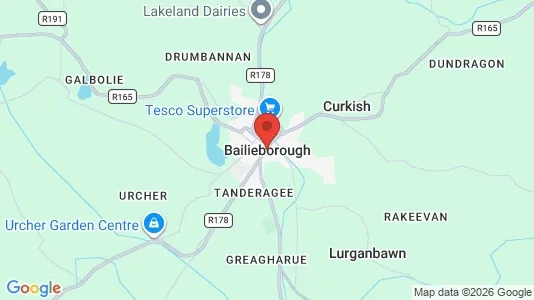 Butikslokaler för uthyrning i Bailieborough – Foto från Google Street View