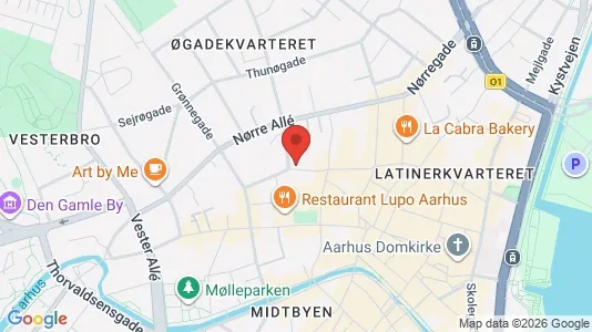 Kontorlokaler til leje i Aarhus C - Foto fra Google Street View