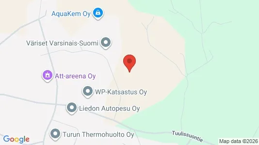 Varastot Vuokrattavana i Lieto - Kuva Google Street Viewstä