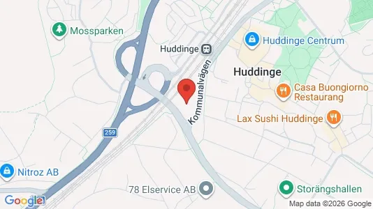 Kontorer til leie i Huddinge – Bilde fra Google Street View