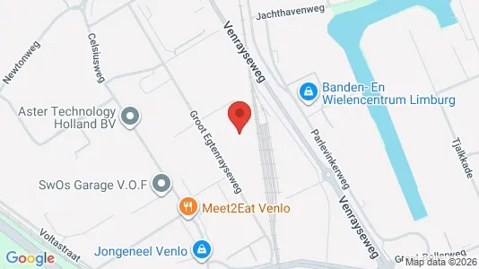 Werkstätte zur Miete i Venlo - kort over placeringen