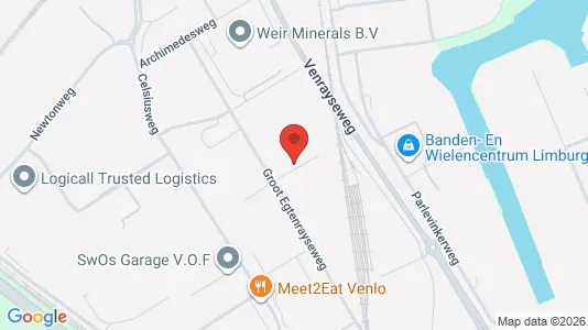 Værkstedslokaler til leje i Venlo - Foto fra Google Street View