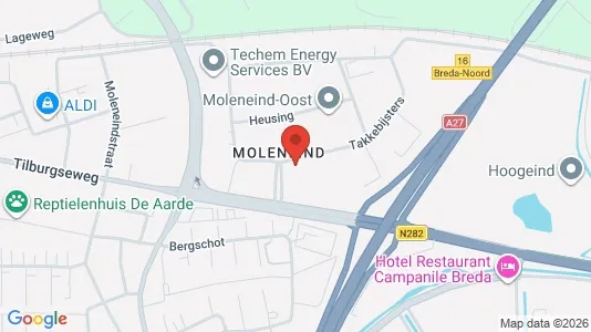 Toimistotilat Vuokrattavana i Breda - Kuva Google Street Viewstä