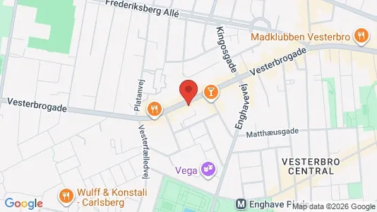 Kontorer til leie i Vesterbro – Bilde fra Google Street View