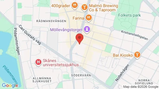 Kontorlokaler til leje i Malmø Centrum - Foto fra Google Street View