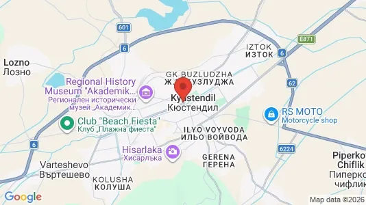 Lokaler til leje i Kyustendil - Foto fra Google Street View