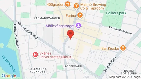 Kontorlokaler til leje i Malmø Centrum - Foto fra Google Street View