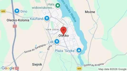 Liikekiinteistöt Myynnissä i Olecki - Kuva Google Street Viewstä