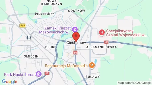 Gewerbeflächen zur Miete i Ciechanowski – Foto von Google Street View