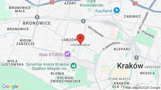 Lager zur Miete i Krakau Krowodrza - kort over placeringen