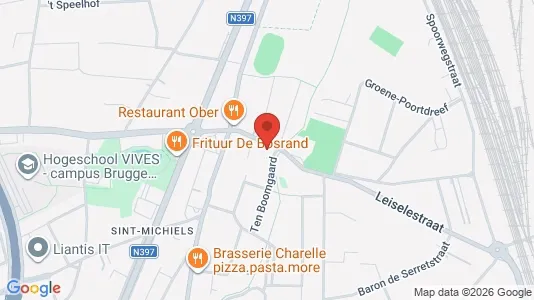 Gewerbeflächen zur Miete i Brugge – Foto von Google Street View