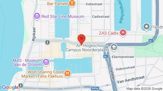 Toimistotilat Vuokrattavana i Stad Antwerp - kort over placeringen
