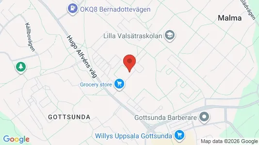 Gewerbeflächen zur Miete i Uppsala – Foto von Google Street View