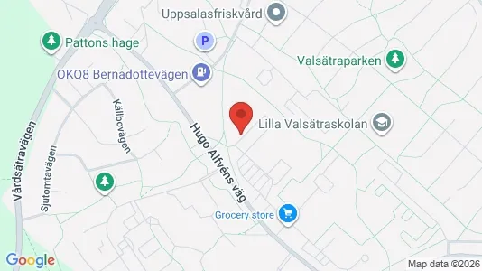 Gewerbeflächen zur Miete i Uppsala – Foto von Google Street View