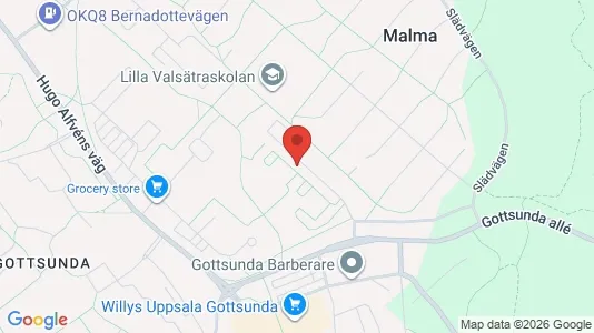 Gewerbeflächen zur Miete i Uppsala – Foto von Google Street View