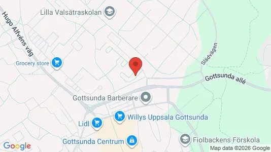 Gewerbeflächen zur Miete i Uppsala – Foto von Google Street View