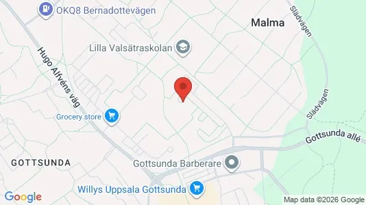 Gewerbeflächen zur Miete i Uppsala – Foto von Google Street View