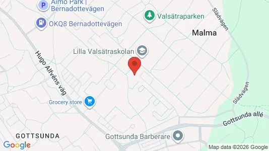 Gewerbeflächen zur Miete i Uppsala – Foto von Google Street View