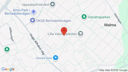 Commercial properties for rent i Uppsala - kort over placeringen