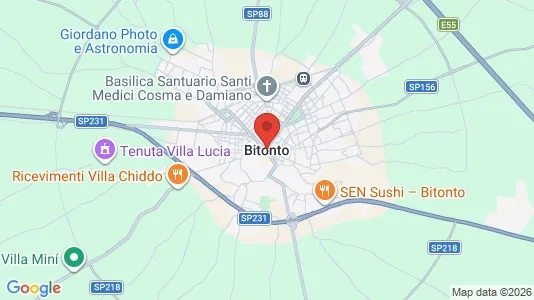 Nieruchomości komercyjne Do wynajęcia i Bitonto - kort over placeringen