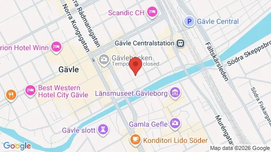 Gewerbeflächen zur Miete i Gävle – Foto von Google Street View