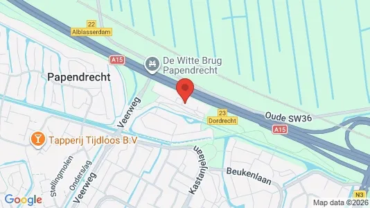 Kantorruimte te huur i Papendrecht - Foto uit Google Street View