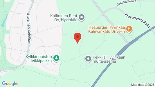 Varastot Vuokrattavana i Hyvinkää - Kuva Google Street Viewstä